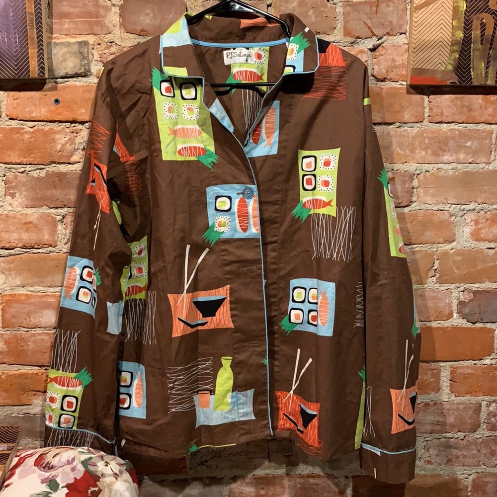Moving Sale! Sushi PJ Salvage top